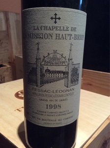 Clos De La Chapelle La Mission Haut-Brion 1998